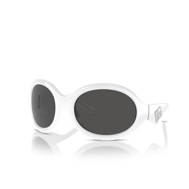 Occhiali da sole Dolce & Gabbana DG6201 331287 white - tre quarti