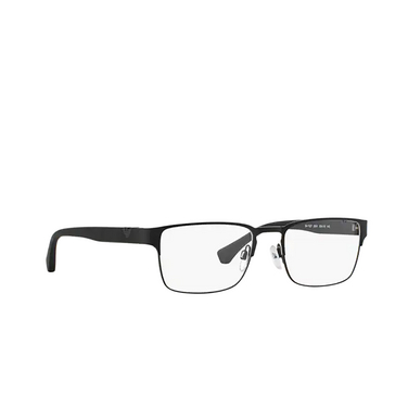 Emporio Armani EA1027 Eyeglasses 3001 matte black - three-quarters view