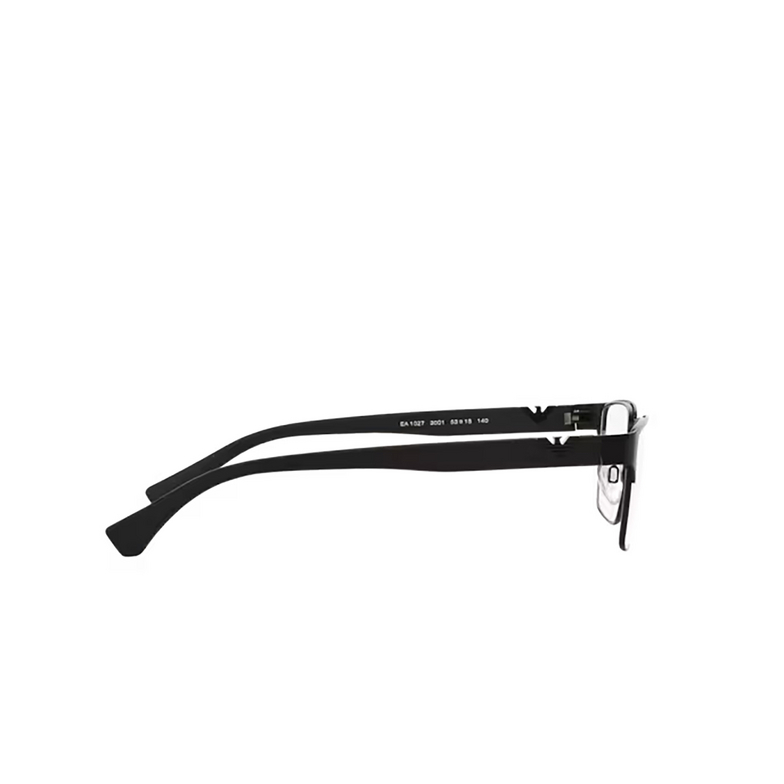 Gafas graduadas Emporio Armani EA1027 3001 matte black - 3/3