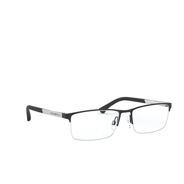 Emporio Armani EA1041 Eyeglasses 3094 rubber black - three-quarters view