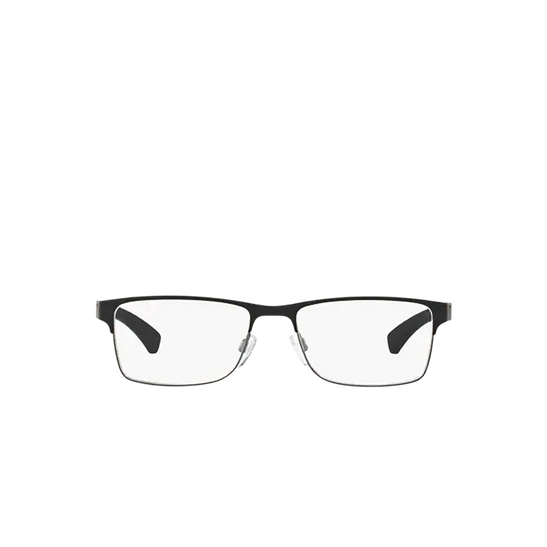 Occhiali da vista Emporio Armani EA1052 3094 rubber black & gunmetal - 1/3