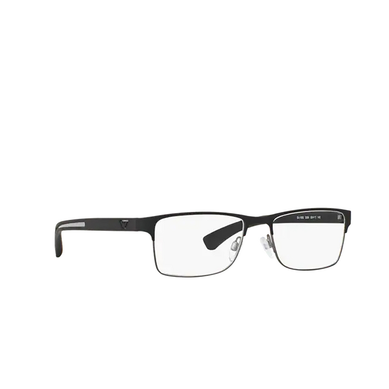 Occhiali da vista Emporio Armani EA1052 3094 rubber black & gunmetal - 2/3