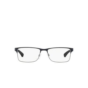Emporio Armani EA1052 Eyeglasses 3155 rubber blue & gunmetal - front view