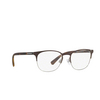 Occhiali da vista Emporio Armani EA1059 3179 matte brown & gunmetal - anteprima prodotto 2/3