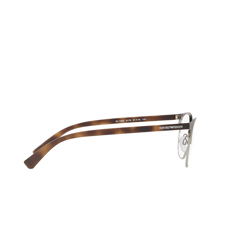 Occhiali da vista Emporio Armani EA1059 3179 matte brown & gunmetal - 3/3