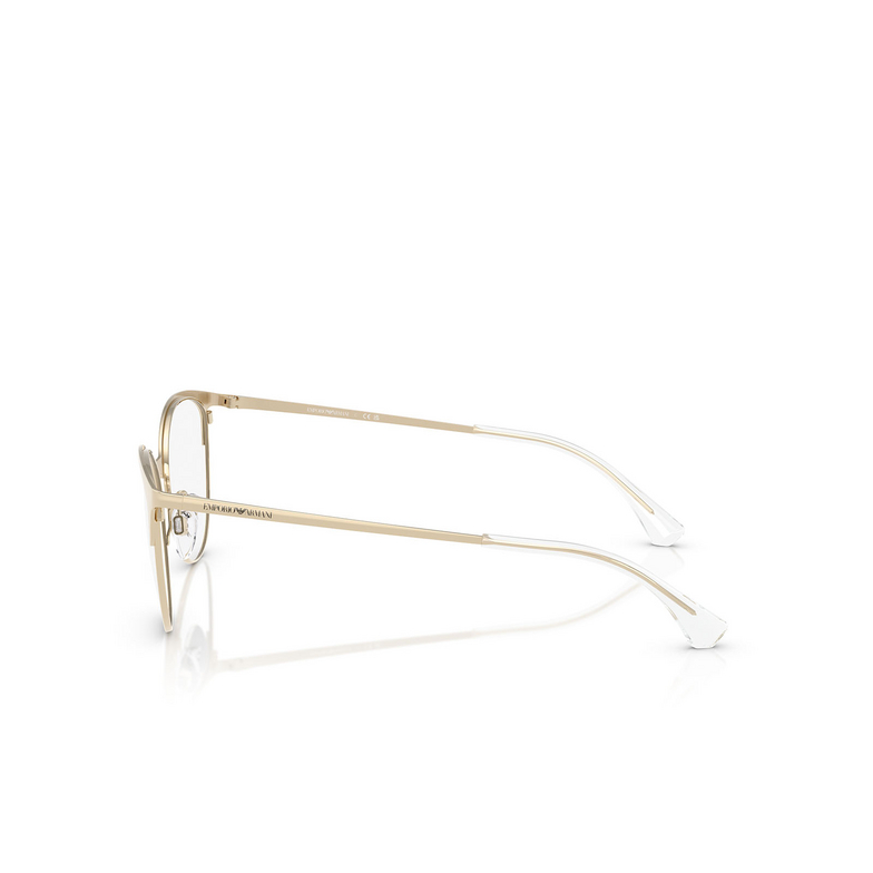 Occhiali da vista Emporio Armani EA1087 3013 shiny pale gold - 3/3