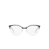 Gafas graduadas Emporio Armani EA1087 3014 shiny black & pale gold - Miniatura del producto 1/3