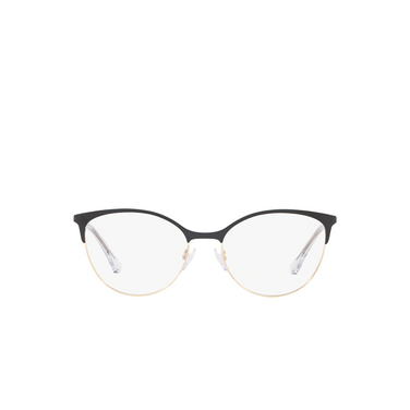 Emporio Armani EA1087 Eyeglasses 3014 shiny black & pale gold - front view