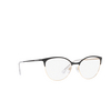 Gafas graduadas Emporio Armani EA1087 3014 shiny black & pale gold - Miniatura del producto 2/3