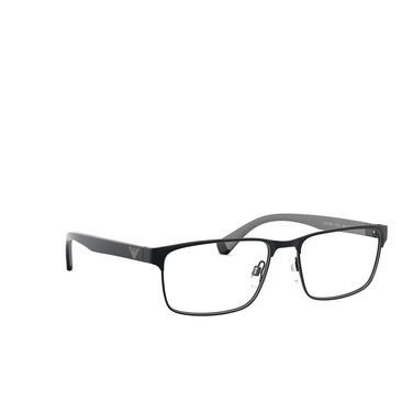 Emporio Armani EA1105 Eyeglasses 3014 matte black - three-quarters view