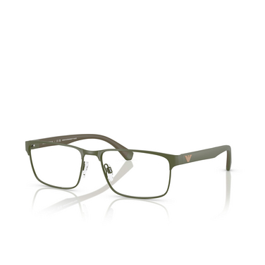 Emporio Armani EA1105 Korrektionsbrillen 3388 matte green - Dreiviertelansicht