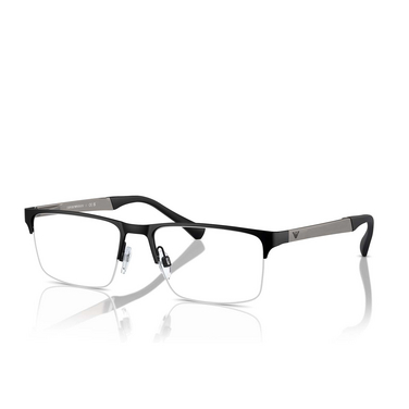 Emporio Armani EA1110D Eyeglasses 3001 matte black - three-quarters view