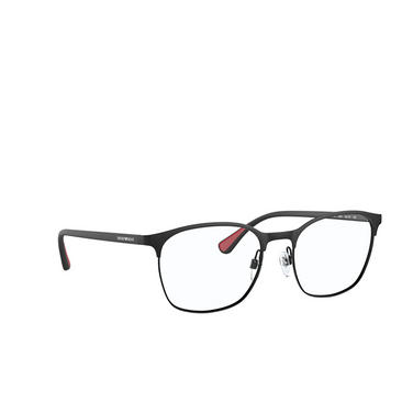 Emporio Armani EA1114 Eyeglasses 3001 matte black - three-quarters view