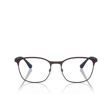 Emporio Armani EA1114 Eyeglasses 3380 matte brown - front view