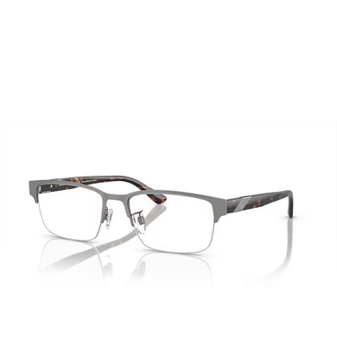 Emporio Armani EA1129 Eyeglasses 3047 matte gunmetal - three-quarters view