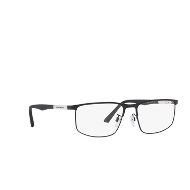 Emporio Armani EA1131 Eyeglasses 3001 matte black - three-quarters view