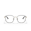 Emporio Armani EA1134D Eyeglasses 3082 shiny pale gold / black - product thumbnail 1/3