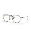 Occhiali da vista Emporio Armani EA1134D 3082 shiny pale gold / black - anteprima prodotto 2/3