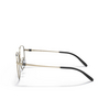 Lunettes de vue Emporio Armani EA1134D 3082 shiny pale gold / black - Vignette du produit 3/3