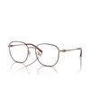 Occhiali da vista Emporio Armani EA1134D 3334 rose gold / bordeaux - anteprima prodotto 2/3