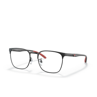 Occhiali da vista Emporio Armani EA1135D 3001 matte black - tre quarti