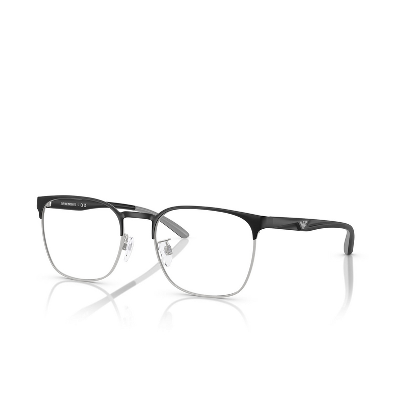 Occhiali da vista Emporio Armani EA1135D 3051 matte black / matte silver - 2/3