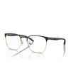 Emporio Armani EA1135D Eyeglasses 3375 matte black / pale gold - product thumbnail 2/3