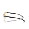 Lunettes de vue Emporio Armani EA1135D 3375 matte black / pale gold - Vignette du produit 3/3