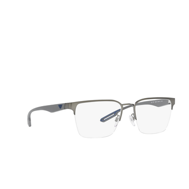Emporio Armani EA1137 Eyeglasses 3003 matte gunmetal - three-quarters view