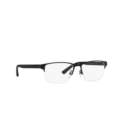 Emporio Armani EA1138 Eyeglasses 3001 matte black - three-quarters view