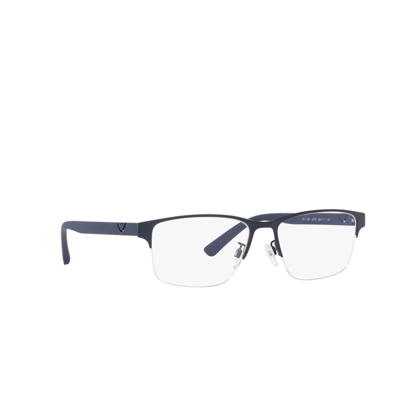 Emporio Armani EA1138 Eyeglasses 3018 matte blue - 2/3