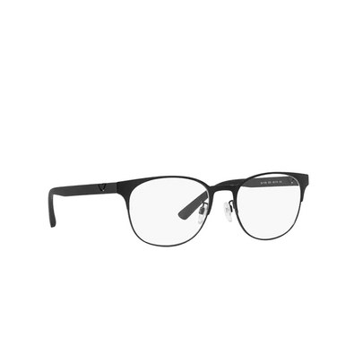 Emporio Armani EA1139 Eyeglasses 3001 matte black - three-quarters view