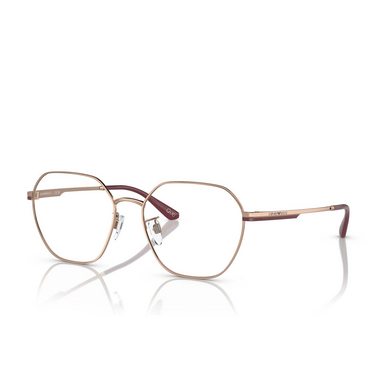 Emporio Armani EA1145D Eyeglasses 3334 rose gold - three-quarters view