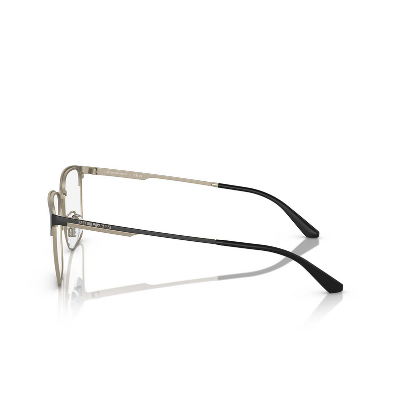 Lunettes de vue Emporio Armani EA1146D 3001 matte black / pale gold - 3/3