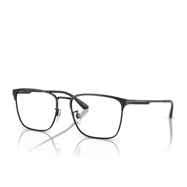 Emporio Armani EA1146D Eyeglasses 3014 shiny / matte black - three-quarters view