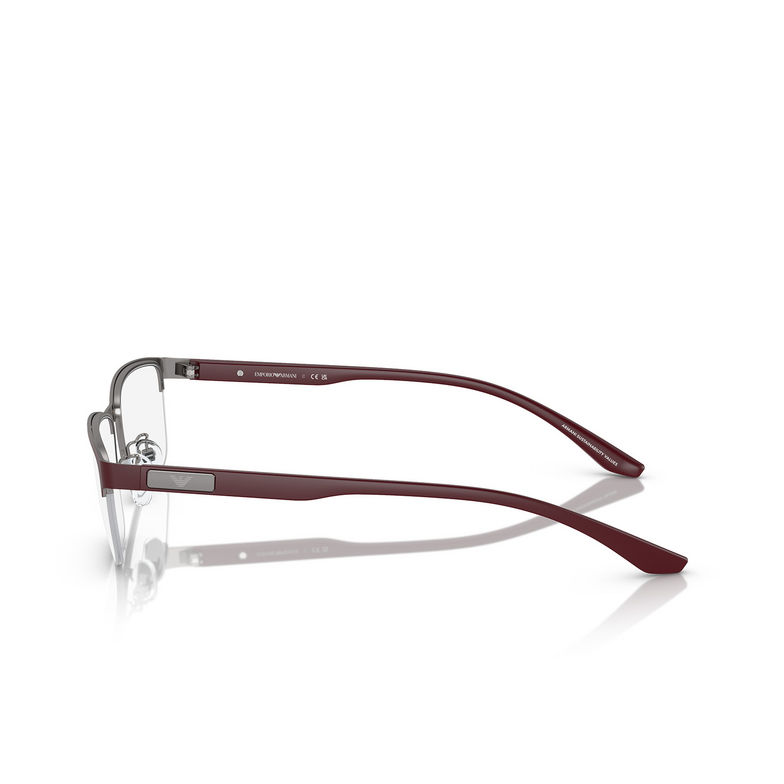 Gafas graduadas Emporio Armani EA1147 3366 matte gunmetal / bordeaux - 3/3