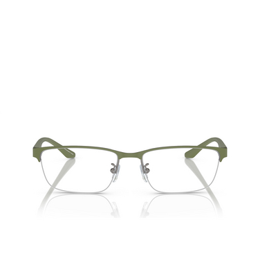 Emporio Armani EA1147 Eyeglasses 3367 matte gunmetal / sage green - front view