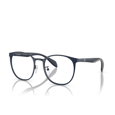 Occhiali da vista Emporio Armani EA1148 3018 matte blue - tre quarti