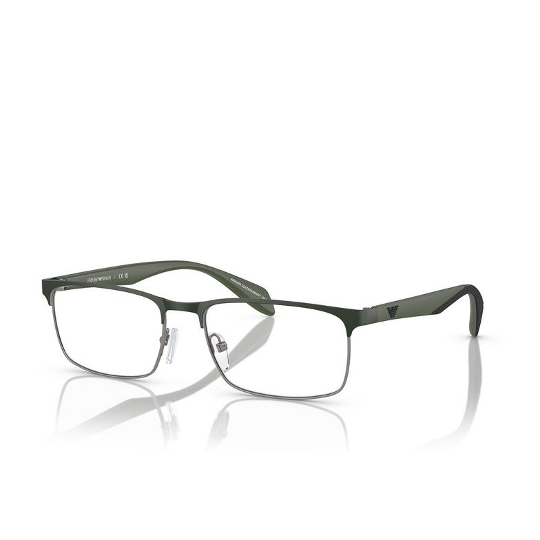 Gafas graduadas Emporio Armani EA1149 3367 matte gunmetal / green - 2/3