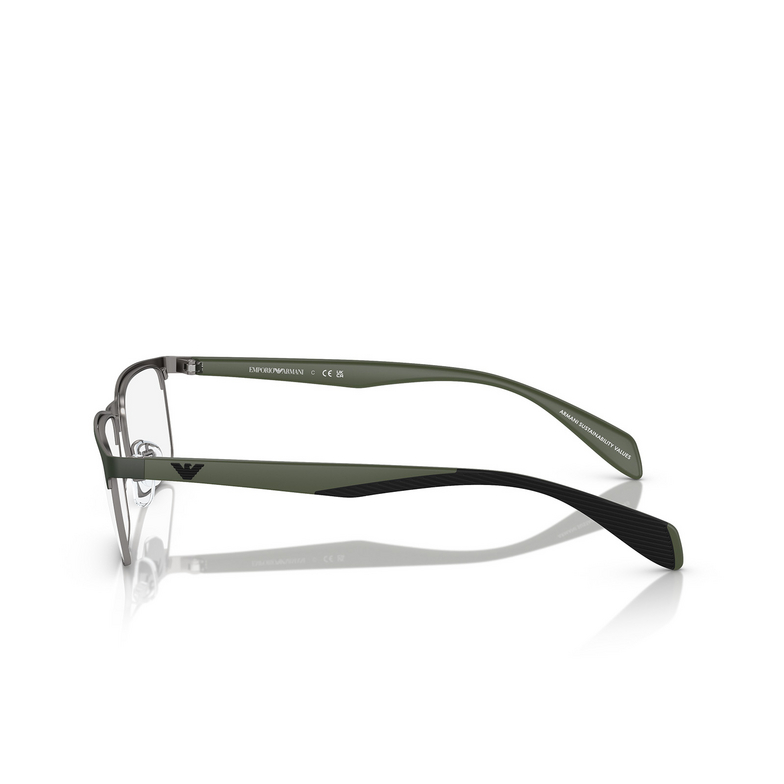 Emporio Armani EA1149 Eyeglasses 3367 matte gunmetal / green - 3/3