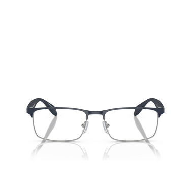 Emporio Armani EA1149 Eyeglasses 3368 matte silver / blue - front view