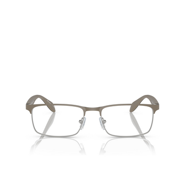 Emporio Armani EA1149 Eyeglasses 3369 matte silver / mud - front view