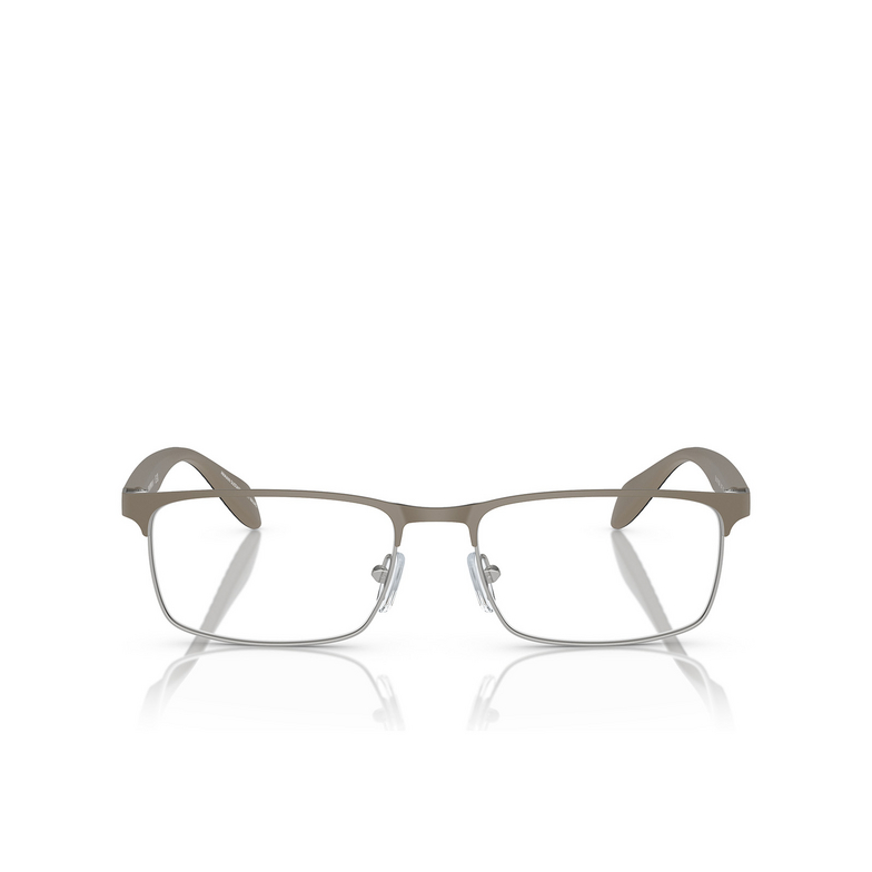 Emporio Armani EA1149 Eyeglasses 3369 matte silver / mud - 1/3