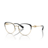 Emporio Armani EA1150 Eyeglasses 3014 shiny pale gold / black - product thumbnail 2/3