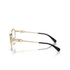 Gafas graduadas Emporio Armani EA1150 3014 shiny pale gold / black - Miniatura del producto 3/3