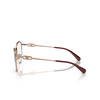 Occhiali da vista Emporio Armani EA1150 3268 shiny rose gold / bordeaux - anteprima prodotto 3/3