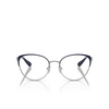 Occhiali da vista Emporio Armani EA1150 3368 shiny silver / blue - anteprima prodotto 1/3