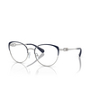 Occhiali da vista Emporio Armani EA1150 3368 shiny silver / blue - anteprima prodotto 2/3