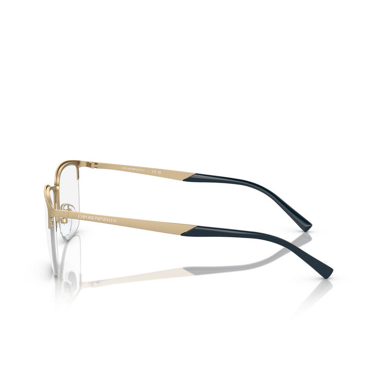 Emporio Armani EA1151 Eyeglasses 3002 matte pale gold - 3/3