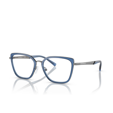 Occhiali da vista Emporio Armani EA1152 3362 shiny gunmetal - tre quarti